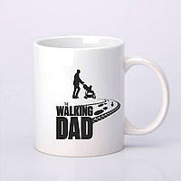 Чашка белая "Walking Dad"