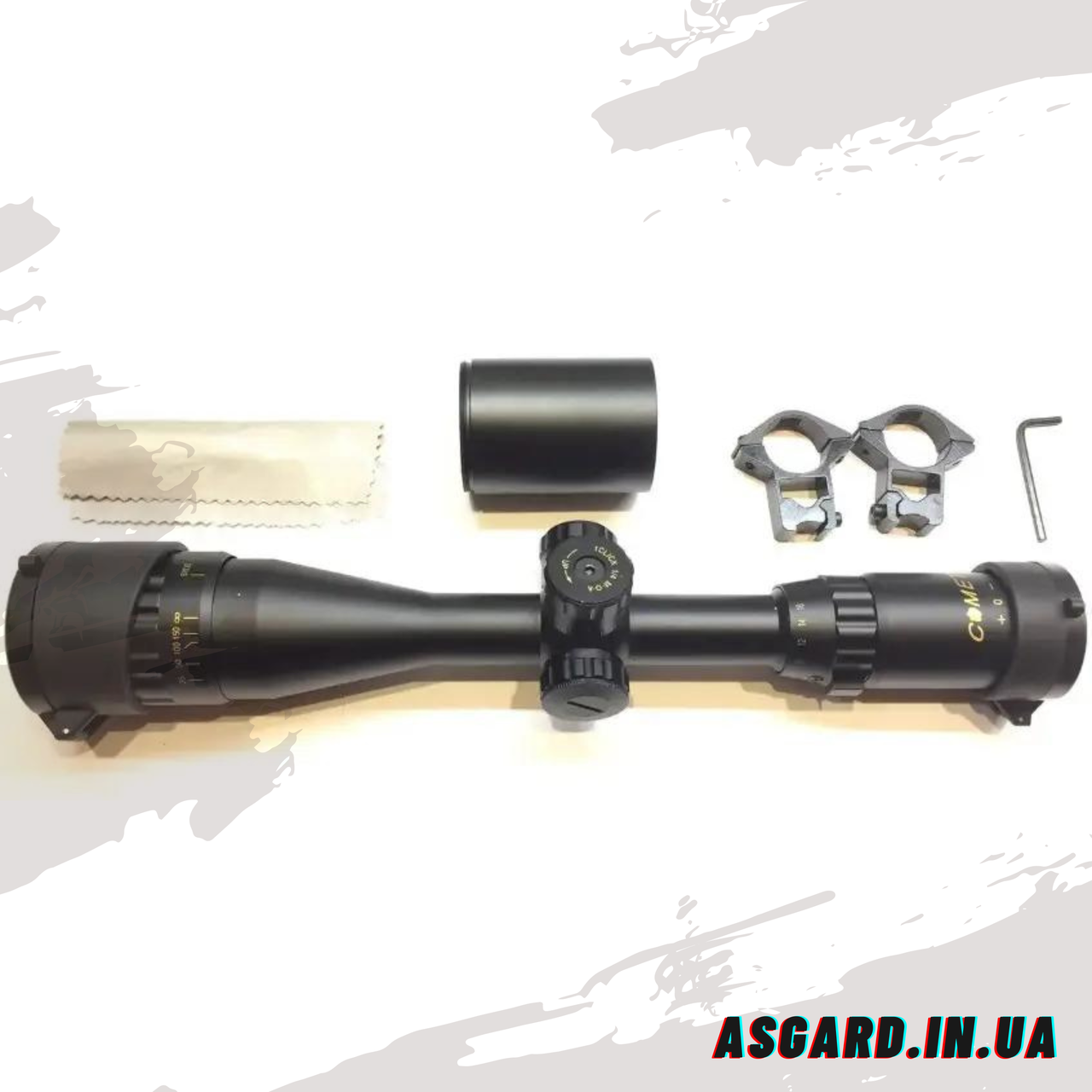 Оптичний приціл Comet 4-16x44 AOEG (бленда) ASG