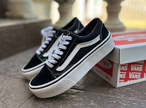 Підліткові кеди Vans Old School Black White