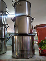 Набор кастрюль нерж. тонкая 1/ 3 5л*3л*2л 17998