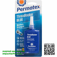 Фіксатор різі Permatex threadlocker blue medium strength 24240 середньої фіксації синій