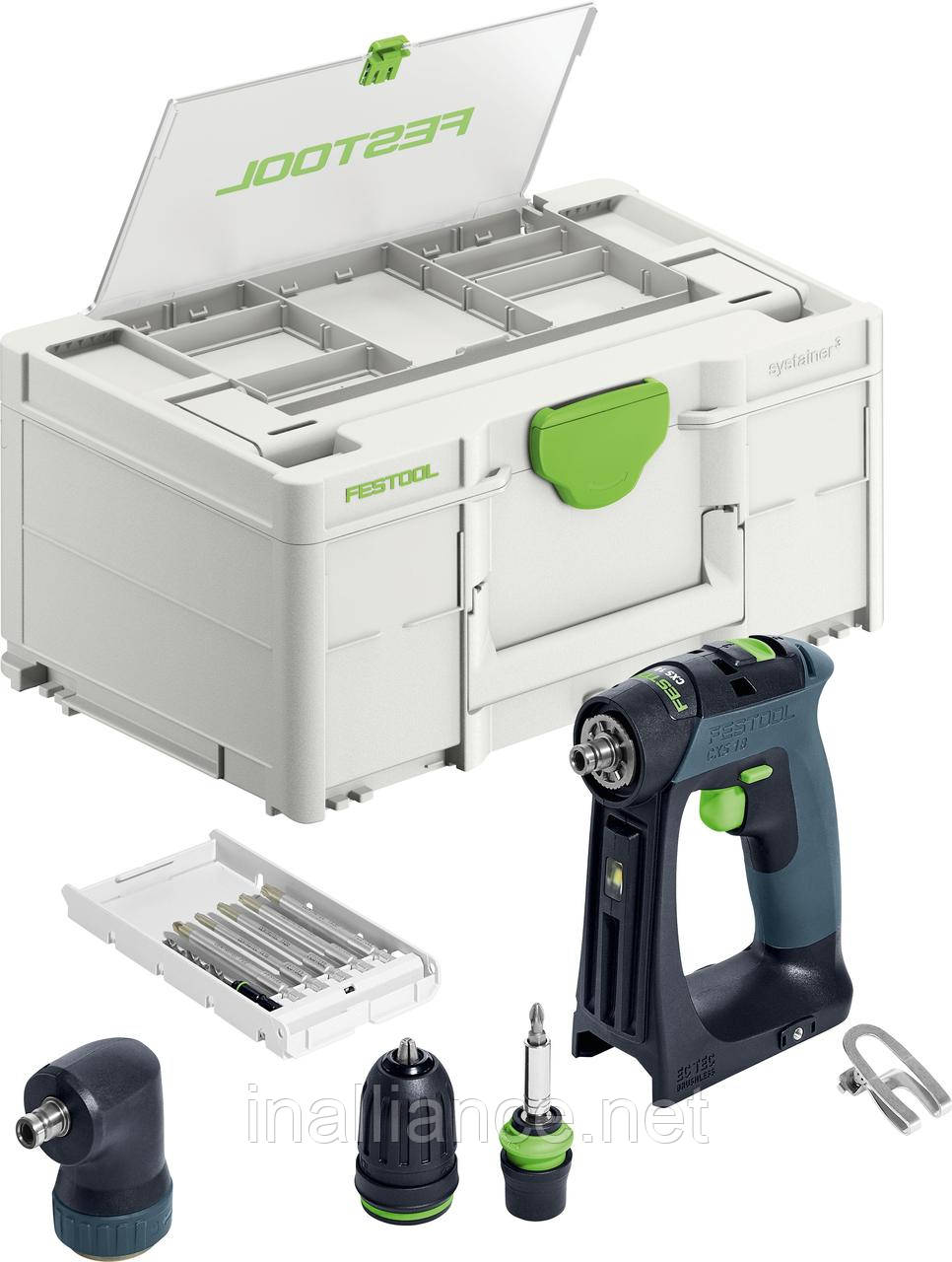 Акумуляторний дриль-шурупокрут CXS 18-Basic-Set Festool 577333, фото 1