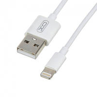 Кабель для заряджання та синхронізації USB XO NB47 USB — Lightning 1М Білий.Хит!