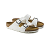 Жіночі ортопедичні шльопанці Birkenstock Arizona білі 39 розмір, фото 2