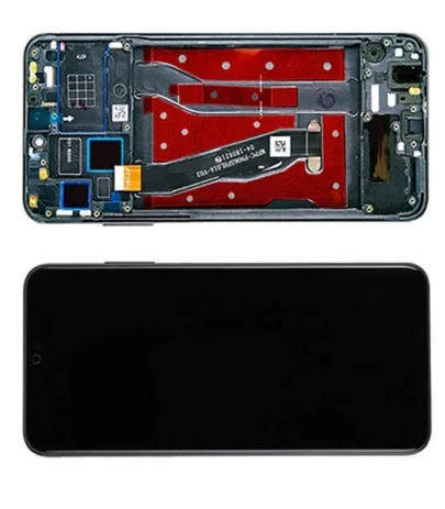 Дисплей Huawei Honor 8X модуль в зборі з тачскріном, чорний, з рамкою, Original PRC