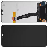Дисплей Huawei Honor 8X модуль в сборе с тачскрином, черный, Original (пер. стекло)
