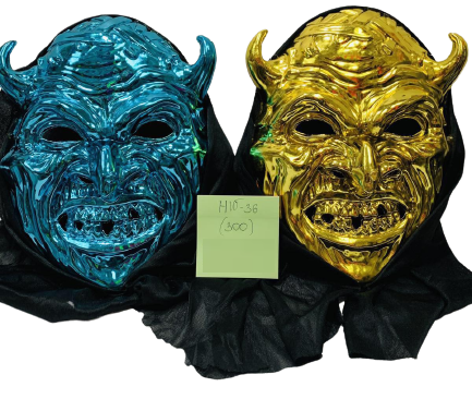 Карнавальна маска з капюшоном Диявол HW-36 Н, фото 1