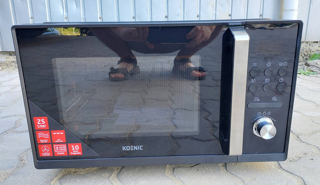 Нова духовка мікрохвильовка Koenic KMWC 2521DB Germany: продаж