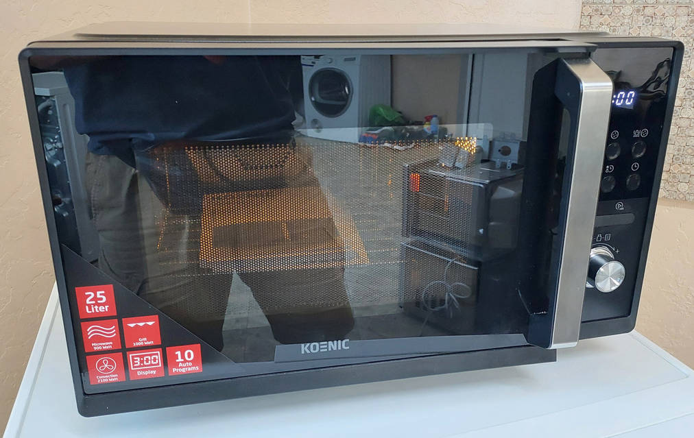 ゴクビキッチン　極美道 Нова духовка мікрохвильовка Koenic KMWC 2521DB Germany: продаж