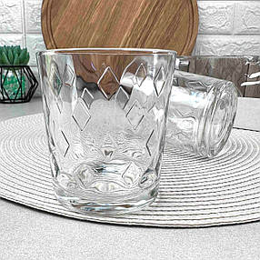 Набір низьких склянок 6 шт 285 мл Олд Фешен Uniglass Prizma, фото 1