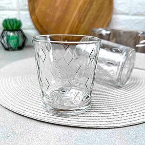 Набір низьких склянок 6 шт 285 мл Олд Фешен Uniglass Prizma, фото 2