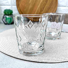 Набір низьких склянок 6 шт 285 мл Олд Фешен Uniglass Prizma, фото 3