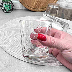 Набір низьких склянок 6 шт 285 мл Олд Фешен Uniglass Prizma, фото 4