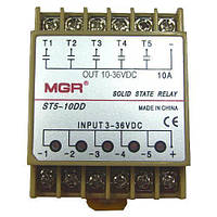 5-канальне твердотільне реле SSR ST5-10DD 10 А DC-DC