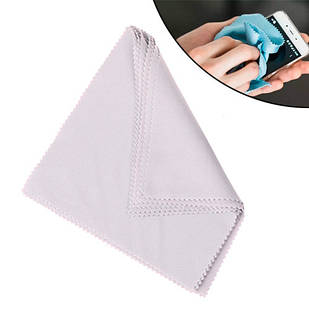 100x чистяча Серветка з щільної мікрофібри для протирання оптики екранів BTB