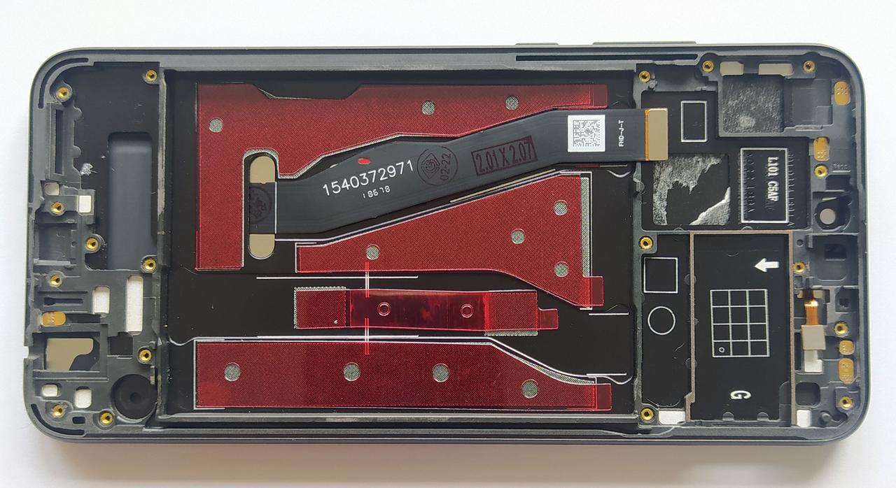 Дисплей Huawei Honor 8X модуль в зборі з тачскріном, чорний, з рамкою, HC