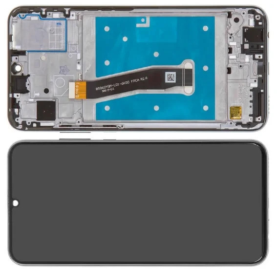 Дисплей Huawei Honor 10 Lite, 20 Lite модуль в зборі з тачскріном, чорний, з рамкою, HC