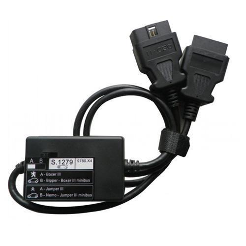 S1279 модуль інтерфейс для сканера діагностики авто Lexia 3 Citroen Peugeot, OBD-II, вага 320 г