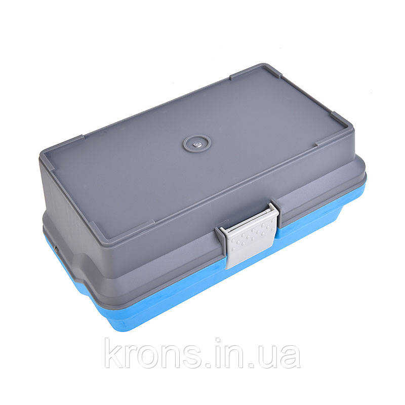 Ящик для рибальських снастей LEO 27878 Blue 32*19*14.5 см рибальський, фото 1