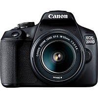 Дзеркальний фотоапарат Canon EOS 2000D Kit EF-S 18-55mm f/3.5-5.6 DC III (2728C007) [83687]