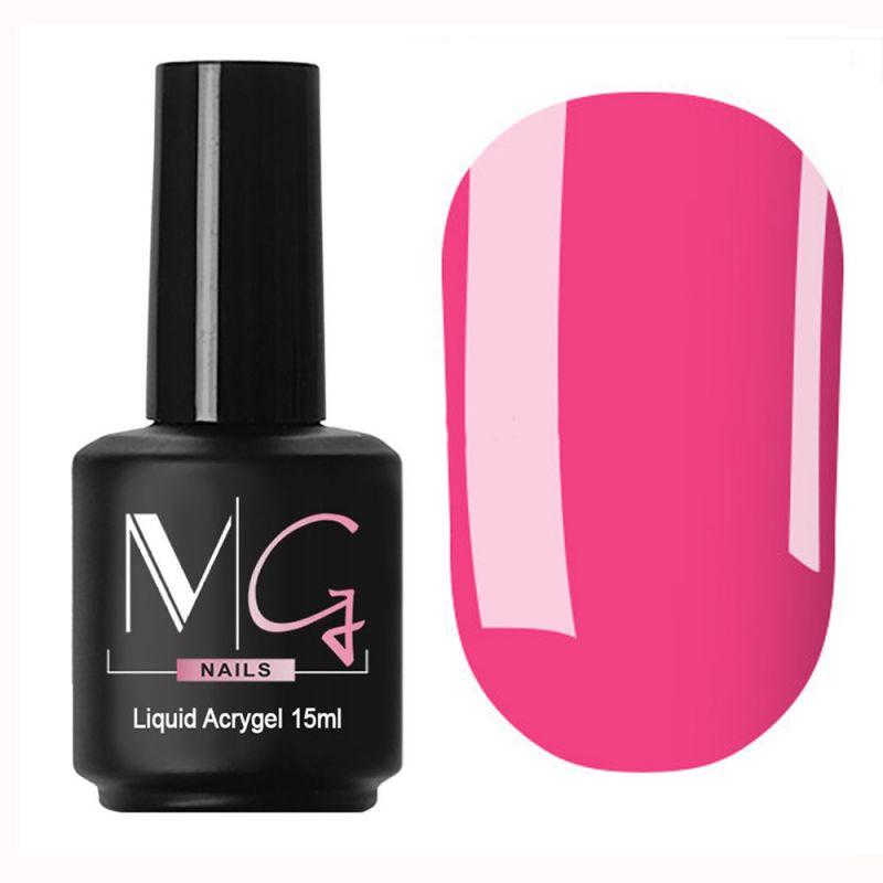 Акрил-гель рідкий MG Nail Liquid Acrygel №30 Яскравий рожевий 15 мл, фото 1