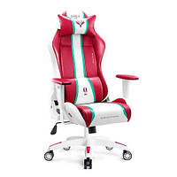 Кресло компьютерное DIABLO CHAIRS X-One 2.0 (XL) бело-розовый SPH