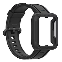 Силиконовый ремешок с чехлом для Xiaomi Mi Watch Lite / Redmi Watch