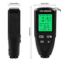 HW300MINI товщиномір фарби, Fe/NFe, до 2000 мкм, фото 3