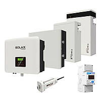 Комплект Solax 2.1: Однофазный гибридный инвертор на 5 кВт, с АКБ на 11,6 кВт*ч