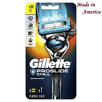 Бритва мужская Gillette ProGlide Chill (1 станок 2 картриджа) Made in America
