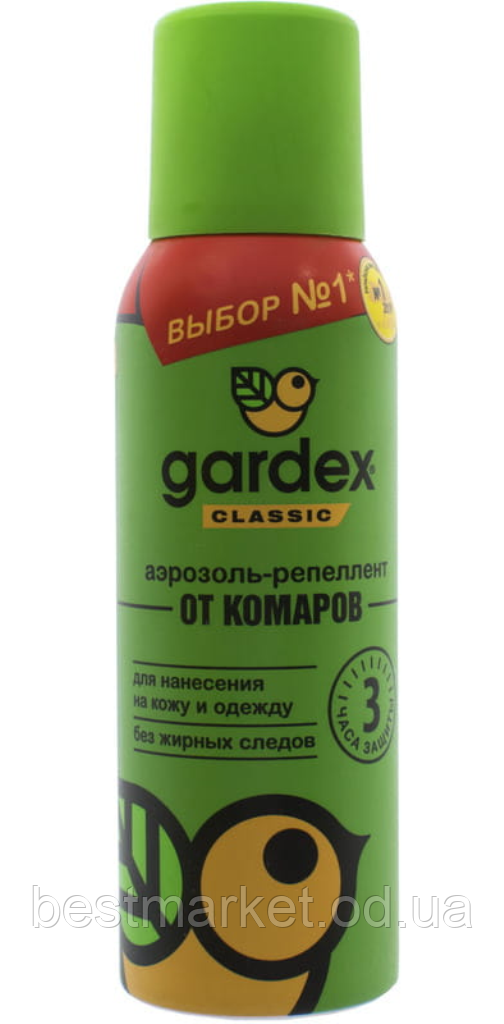 Аерозоль-Репельент від Комарів Gardex Classic 3 години 100 мл