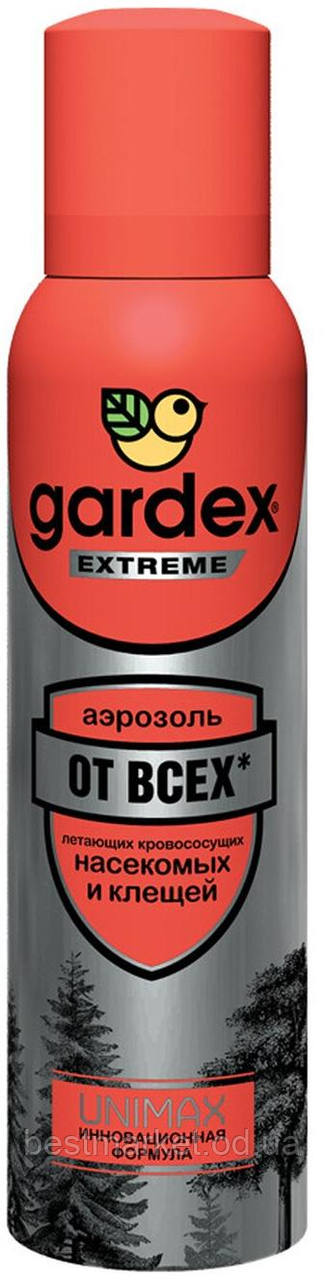 Аерозоль від Комарів Кліщів і Літливих Кровосмоктучих Насекомих Gardex Extreme 150 мл