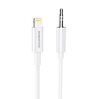 Аудио кабель BOROFONE BL9 цифровой audio conversion cable для iPhone, цвет белый