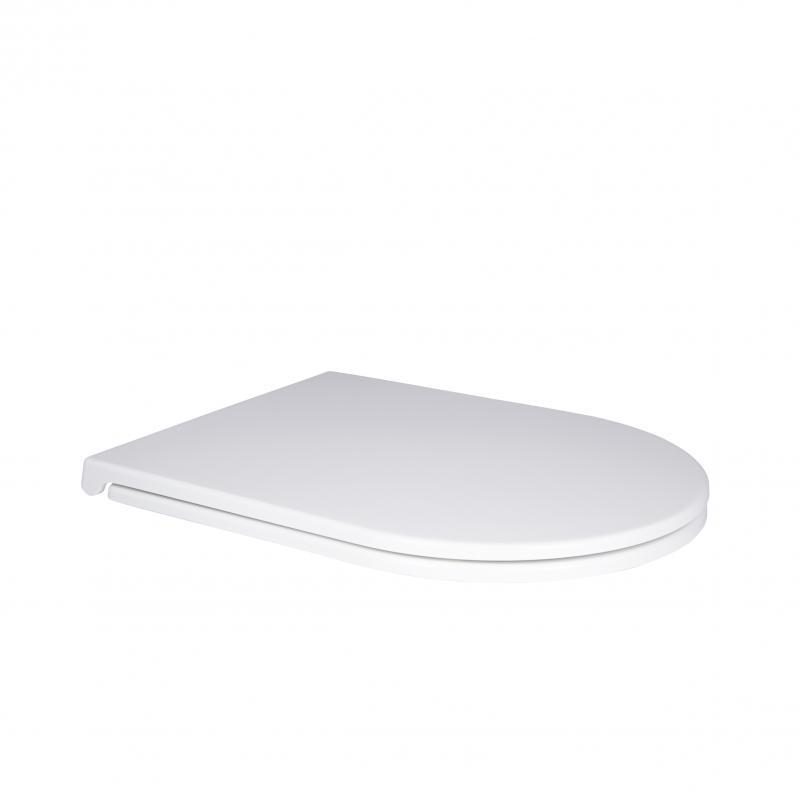 Сидіння для унітаза Qtap (Robin, Scorpio) з мікроліфтом Slim QT99HY2049W, фото 1