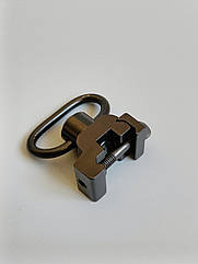 Антабка QD швидкознімна з базою під пікатині чорна