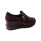 Туфлі жіночі Kesim бордові натуральна шкіра, 41, фото 4