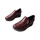 Туфлі жіночі Kesim бордові натуральна шкіра, 41, фото 5