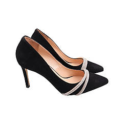 Туфлі жіночі Tucino чорні натуральна замша, 40