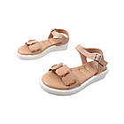 Босоніжки жіночі Aquamarin бежеві натуральна шкіра, 40, фото 5