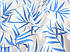 Льон віскоза малюнок блакитна гілка, білий, фото 2