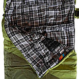 Спальний мішок Tramp Kingwood Long ковдра 230 см лівий оливковий, фото 10