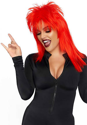 Leg Avenue Unisex rockstar wig Red, фото 2