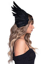 Leg Avenue Feather headband Black, фото 4
