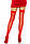 Еротичні панчохи Leg Avenue Fishnet Thigh Highs With Bow 1/2/3 Червоний ( SO7971 ), фото 3