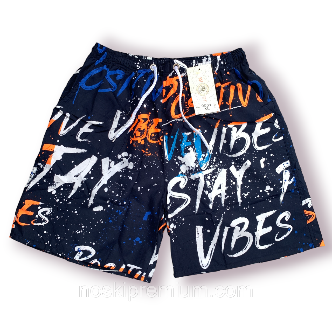 Шорти чоловічі Black Cyclone Est. 1971, розміри M-3XL, сині, 0001, фото 1