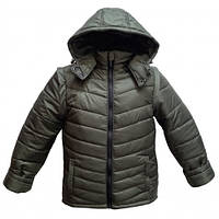 Дитяча куртка жилетка Teddy Jacket хаки 134 ріст 1075b134