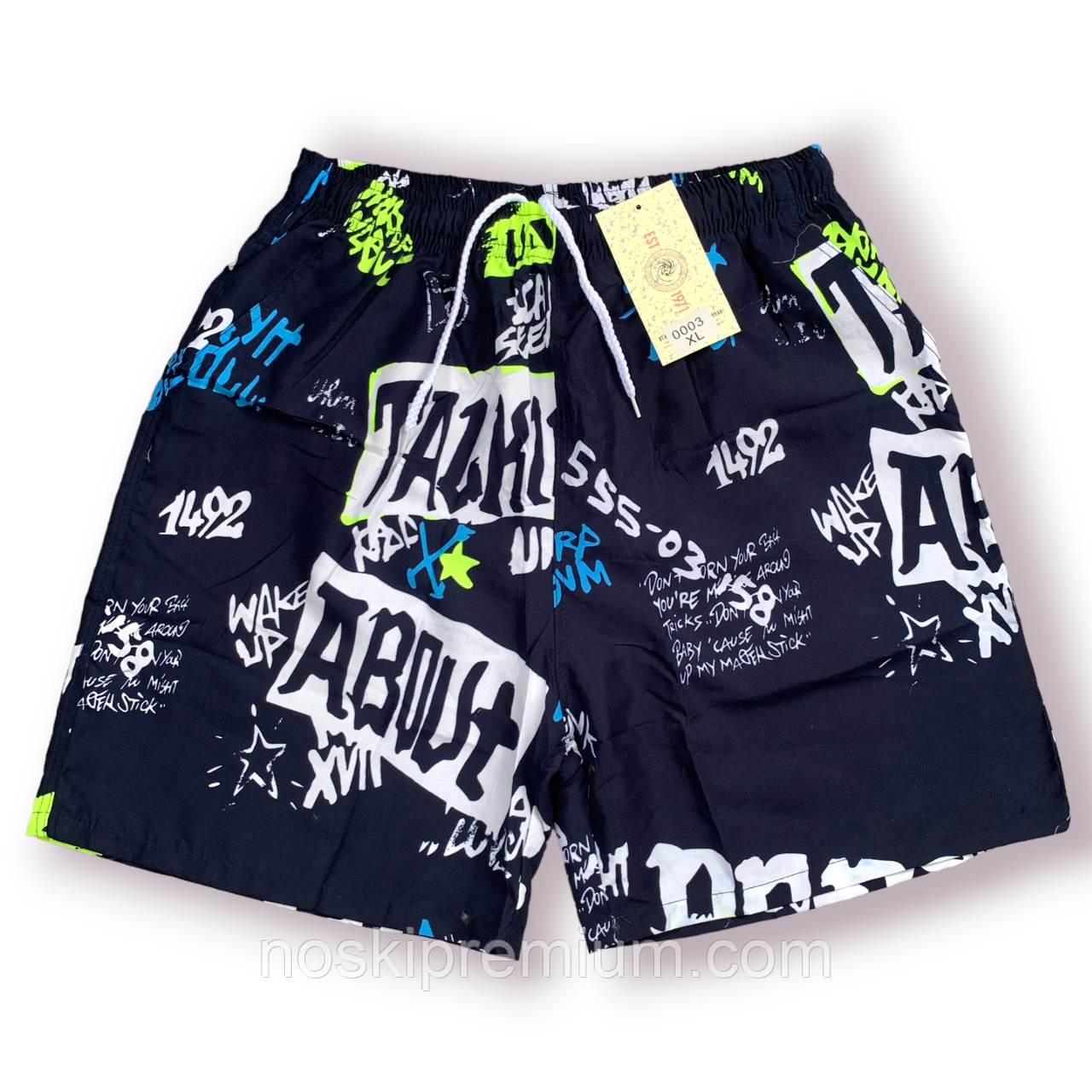 Шорти чоловічі Black Cyclone Est. 1971, розміри M-3XL, сині, 0003, фото 1