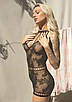 Leg Avenue Strappy Lace mini dress OS Black KW, фото 11