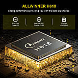 Transpeed 8K смарт тв-приставка андроїд 12.0, 4G/32G Allwinner H618, фото 8