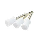 Резинка голівка полірувальна чаша біла для кутового наконечника 1 шт, фото 2